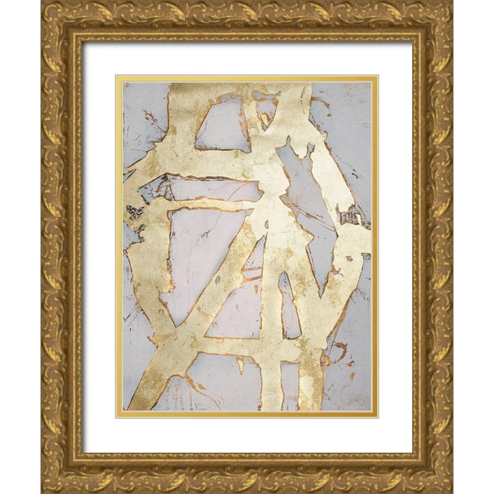 Gold Ornate Wood Framed Art Print V340785