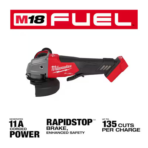 18V Brushless Cordless 4-1/2 in. /5 in. Grinder Kit with Battery Y115