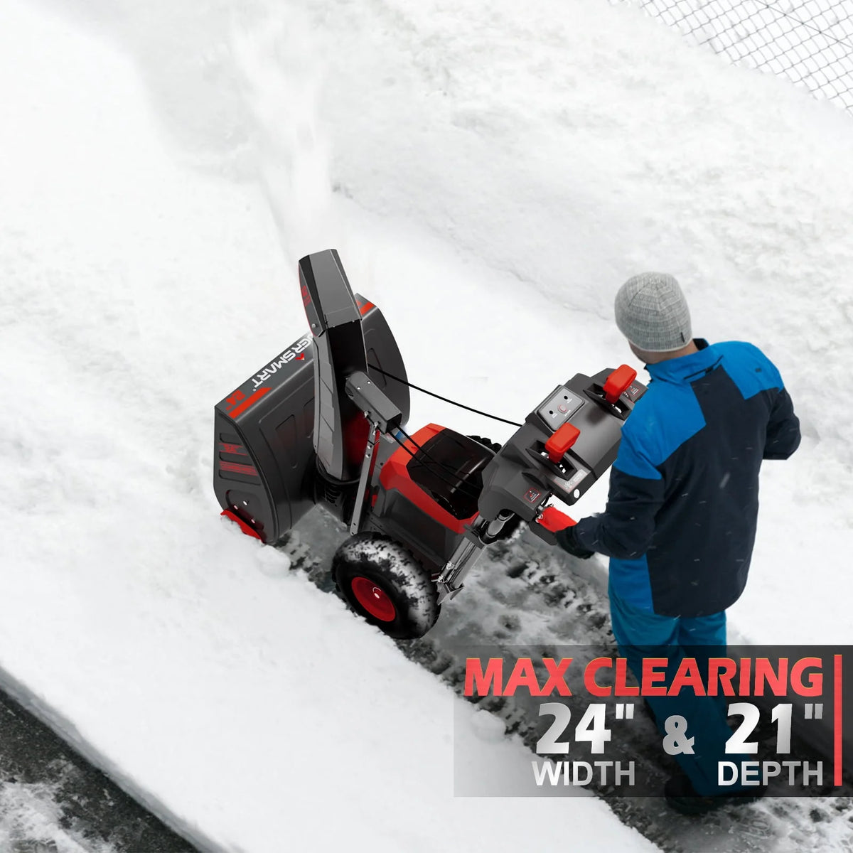 24-inch 2-Stage Cordless Snow Blower A9861