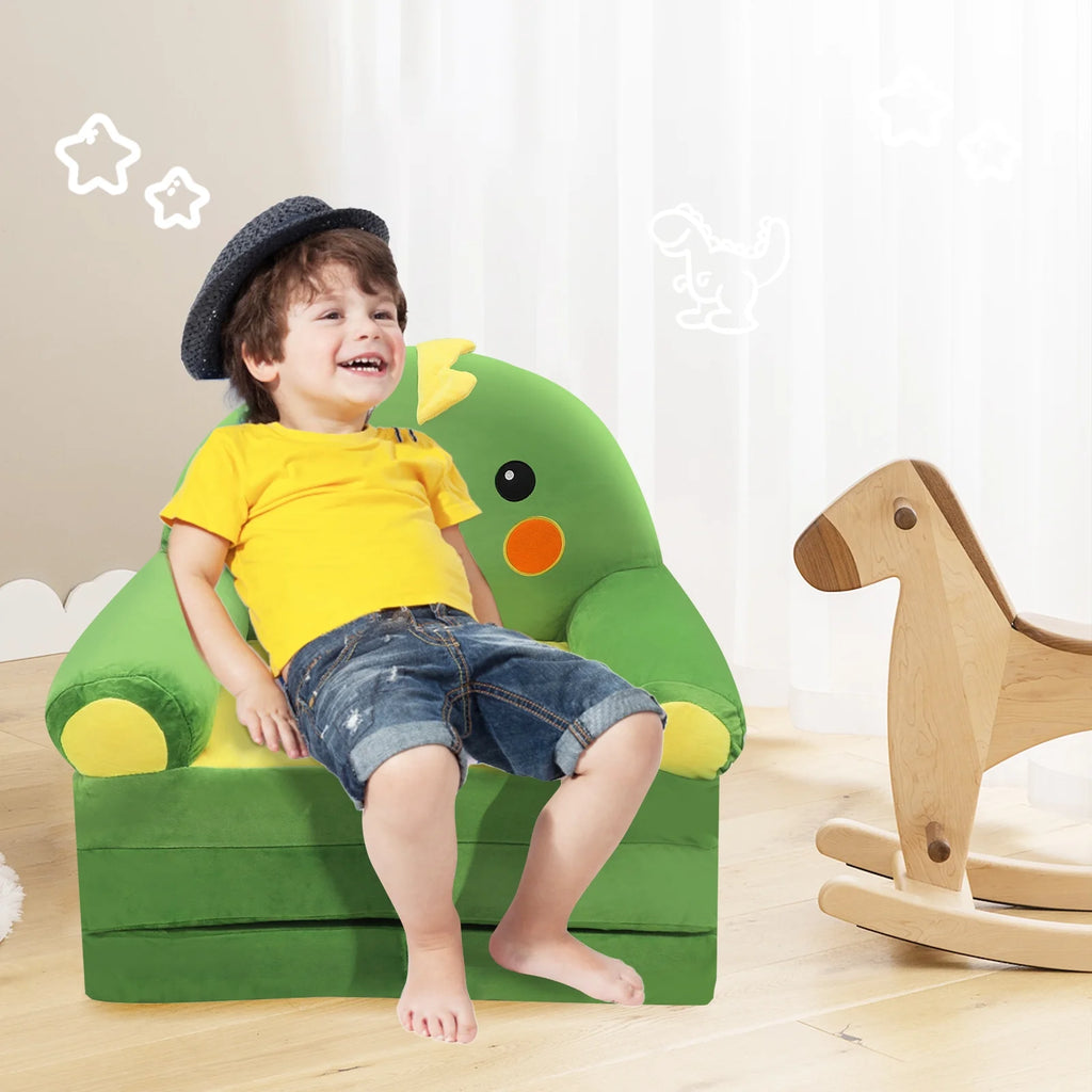 Foldable Toddler Chair 2 in 1 Flip Out Couch O55936