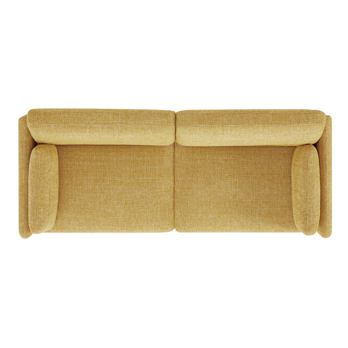 Mid-Century Modern Fabric Sofa with Solid Wood Leg J327