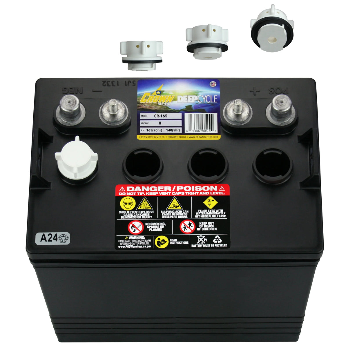 8V Deep-Cycle Flooded Battery G189