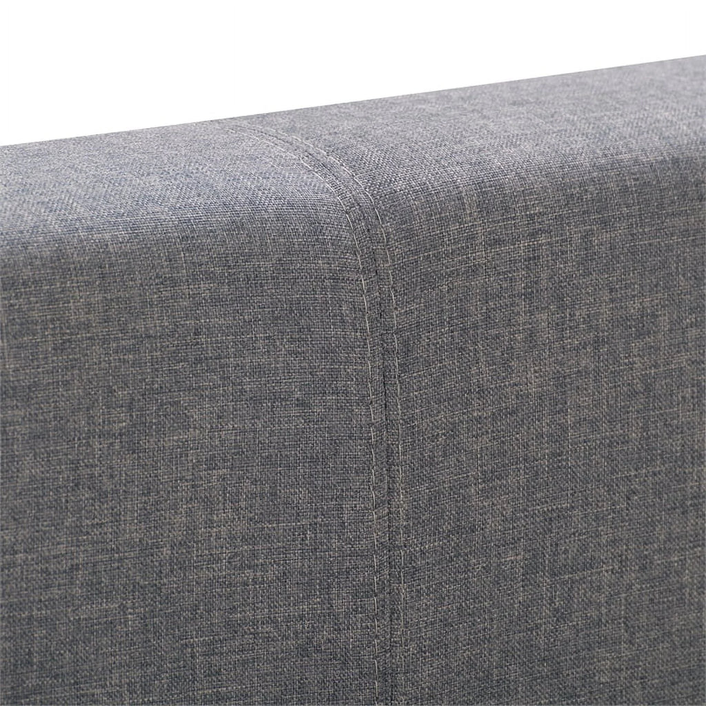 Upholstered Engineered Wood Queen Bed in Gray I88387
