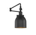 1 Light Matte Black Wall Sconce I58562