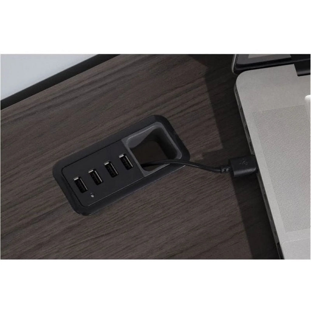 L-Shape Computer Desk with Hutch in Gray R17374